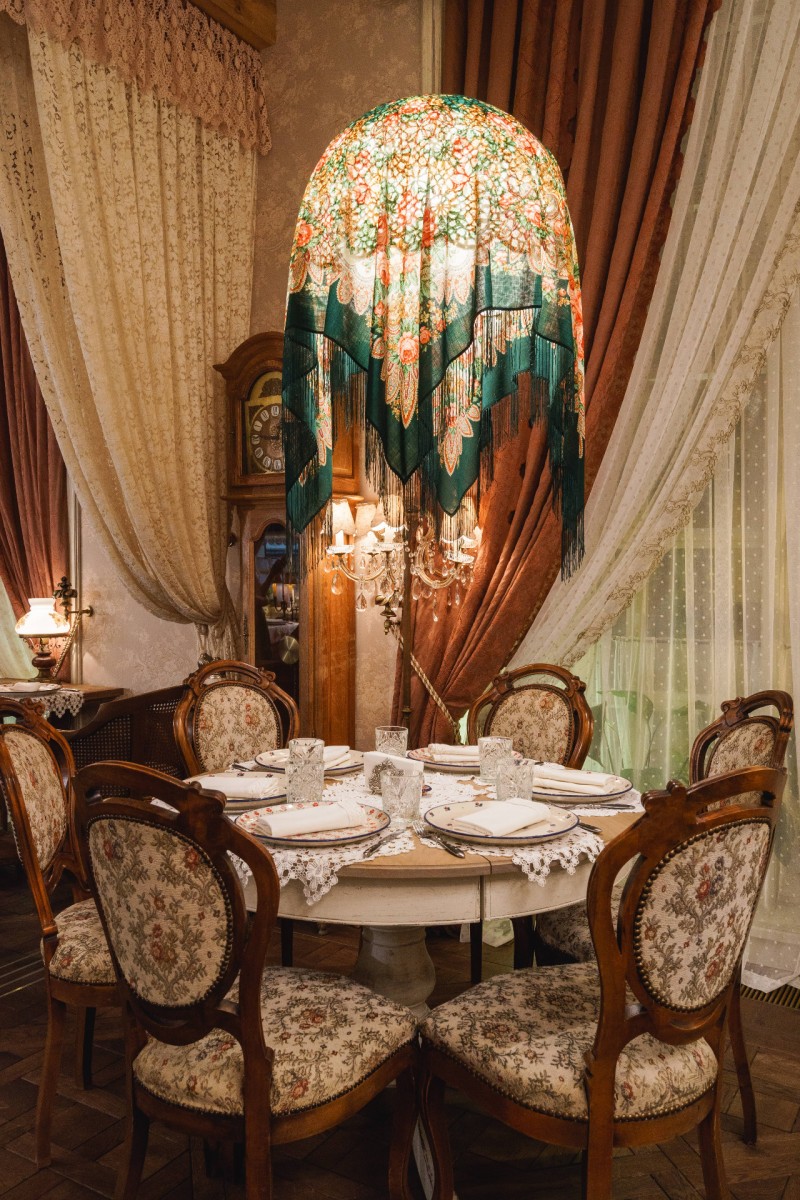 Ресторан Mari Vanna Baku - декор помещений от студии