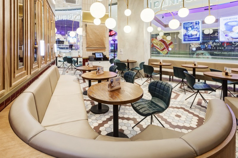 Оформление интерьера кофейни ШОКОЛАДНИЦА фото 2