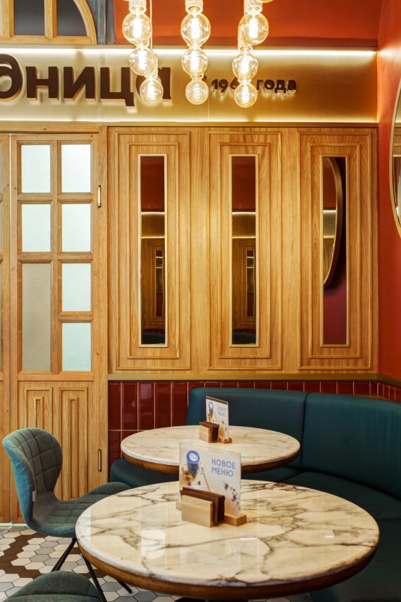 Оформление интерьера кофейни ШОКОЛАДНИЦА фото 9