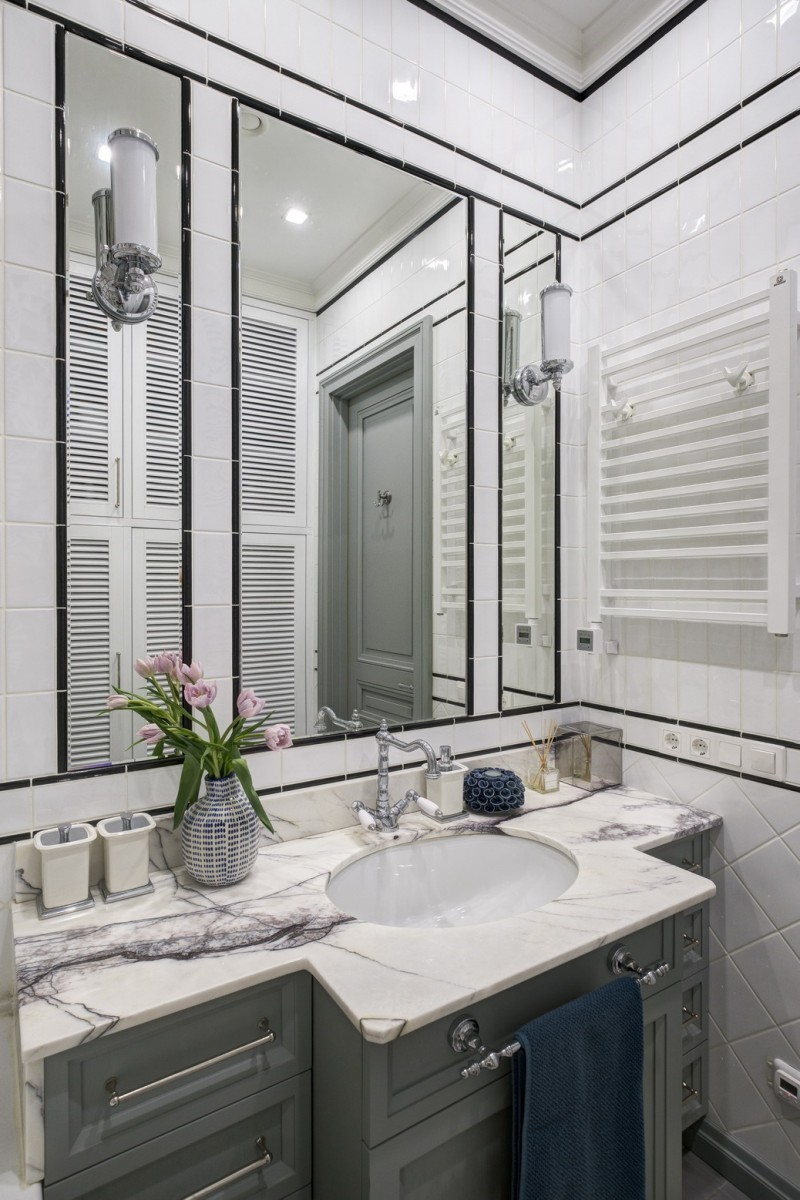 Дизайн двухкомнатной квартиры в ЖК Савеловский Сити фото 19