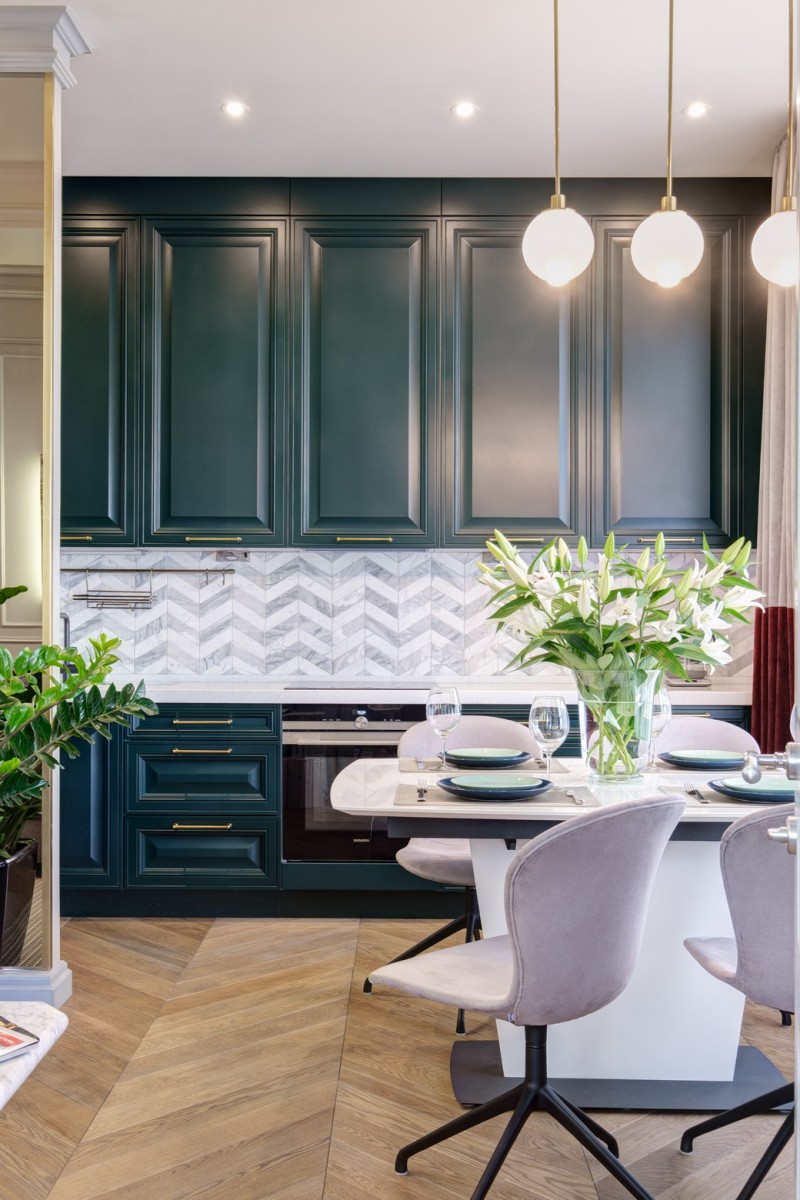 Дизайн двухкомнатной квартиры в ЖК Савеловский Сити фото 2