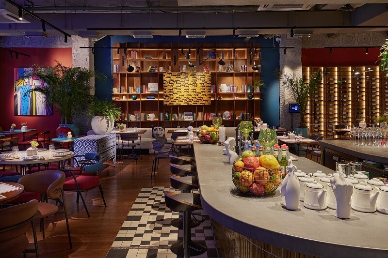 Оформление интерьера ресторана Такахули фото 5