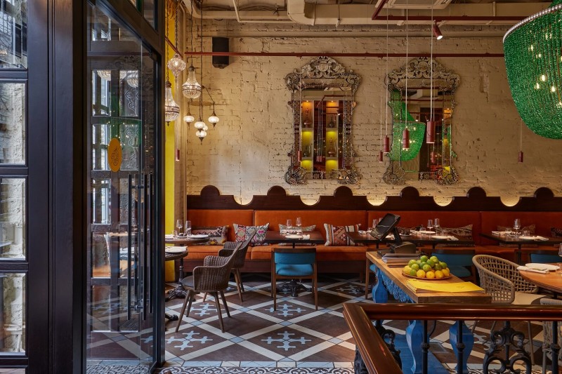 Pumba lounge итальянская ул 14 16 фото Оформление интерьера ресторана Loomi в г Москва Студия Krivtsova And Redina