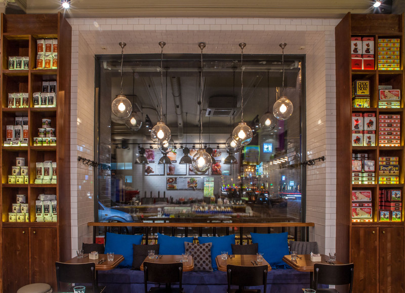 Дизайнерский проект для кофешопа Coffeecake corner