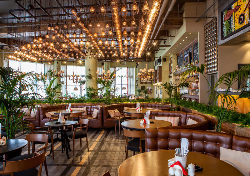 Обустройство интерьера ресторана