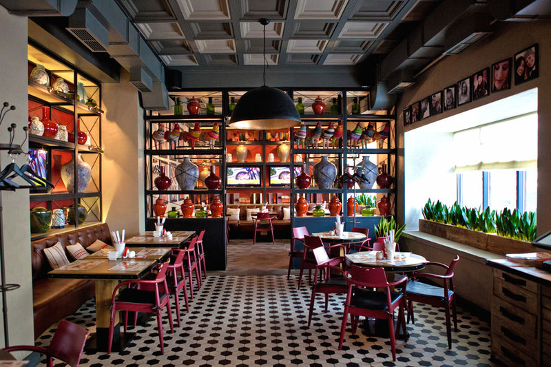 Дизайн для зала для посетителей ресторана ОКИ DOKИ