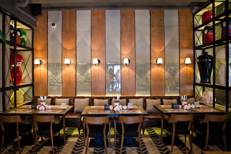 Интерьер ресторана ОКИ DOKИ от дизайнеров