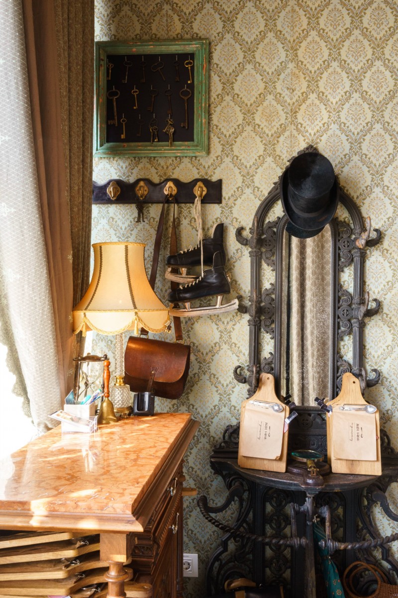 Элементы декора в русском ресторане