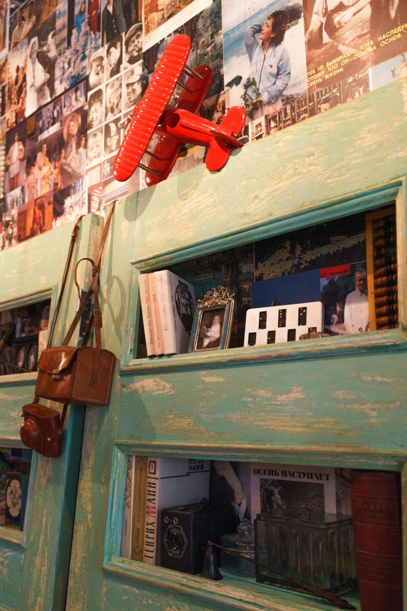 Детали декора в ресторане домашней кухни