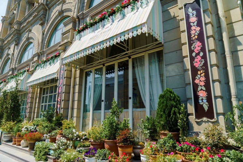 Дизайн экстерьера ресторана Mari Vanna Baku