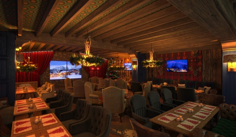 Дизайн проект интерьера клуба в Москве