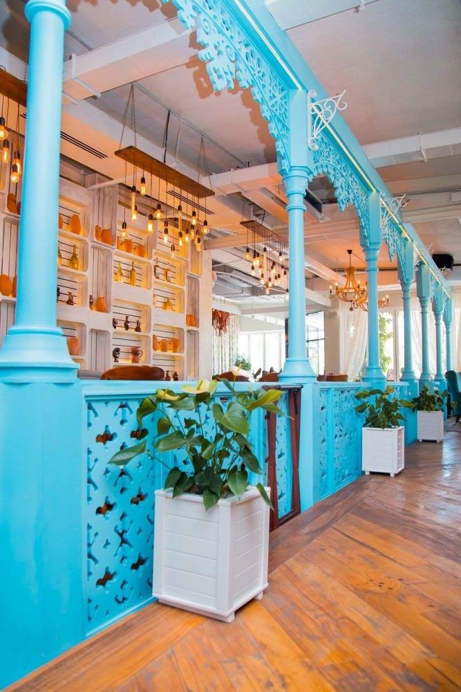 Интерьер ресторана грузинской кухни