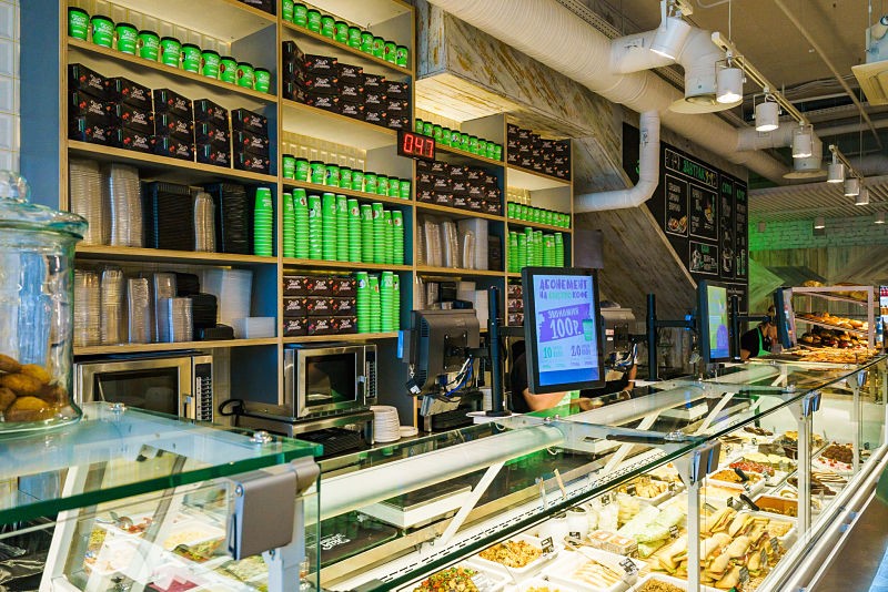 Оформление витрин для кафе